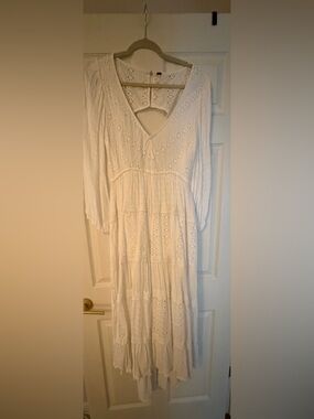 Free people mockingbird high low dress